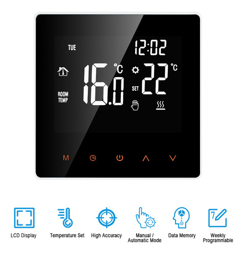 Temperatura Digital Da Caldeira De Água/gás Com Termostato I