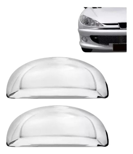 Aplique Cromado Maçaneta Peugeot 206 2 Portas 2003