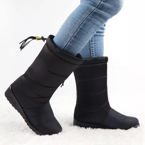 Bota Con Forro De Piel, Botas Impermeables Para Climas Extre