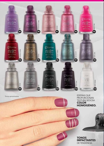 Esmaltes Matte Flormar