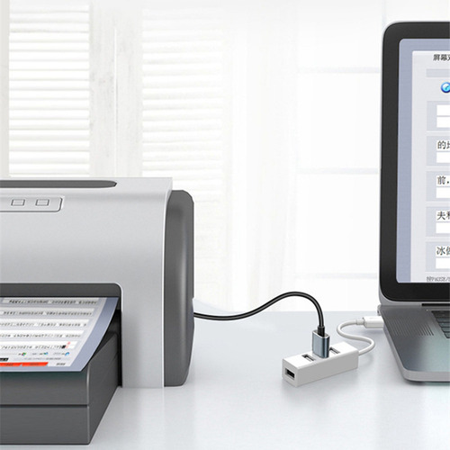 Adaptador De Corriente Con Divisor Usb Multi 2.0 Hub, 5 Unid
