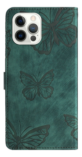 Funda Para Huawei Honor 9a/20 Pro/10x Lite, Cartera, Soporte Para Pulsera, Ranura Para Pulsera, Piel Estampada Con Mariposas