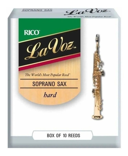 Cañas Daddario Rico La Voz Para Saxo Soprano Hard X10