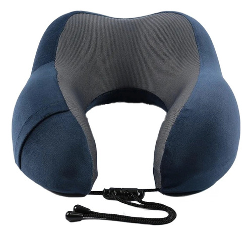 Almohada Cervical Para Viajar Azul Espuma Ho32366 Y+papel De