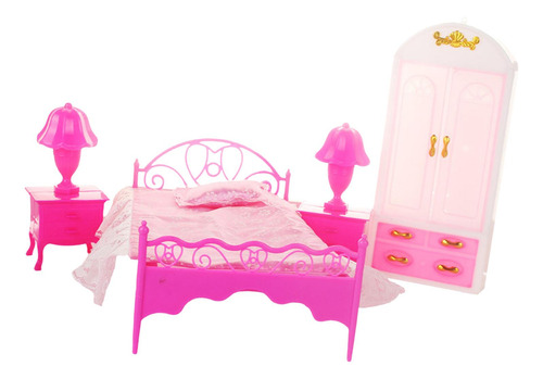 4x 1:6 1:12 Modelo De Dormitorio De Casa De Muñecas Para