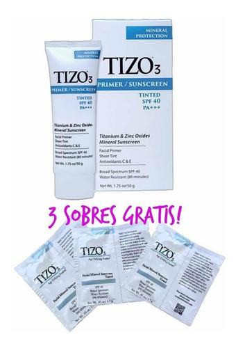 Kit Tizo 3 Fps 40 + Dermatológico A Elegir