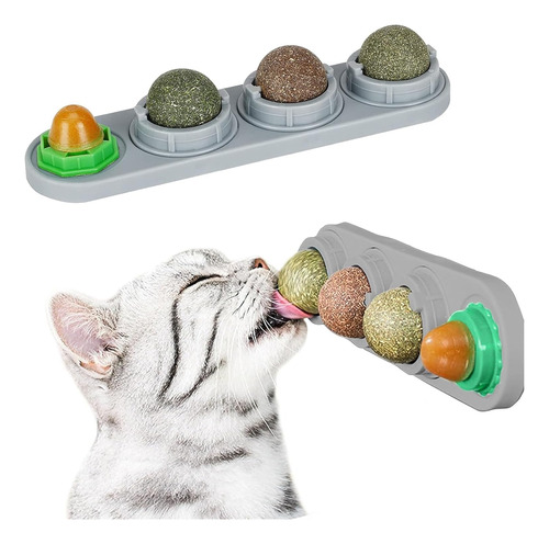 Golosina Yerba Gatera Para Gato 3+1 Spin Ball