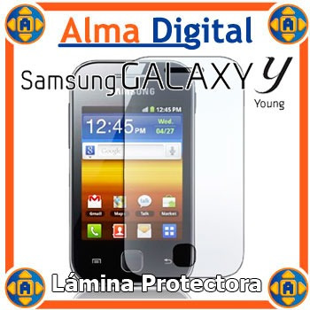 Lamina Protector Pantalla Transparente Samsung S5360 Young Y