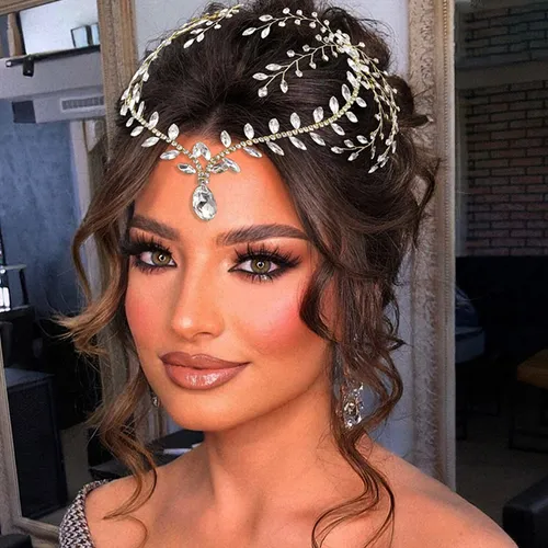 Diadema Para La Frente Para Mujer Con Forma De Gota De Agua,