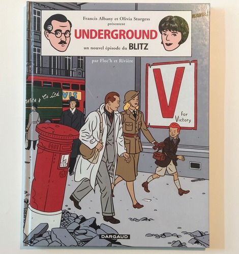 Floc'h Rivière Blitz Underground F Albany Cómic Francés 