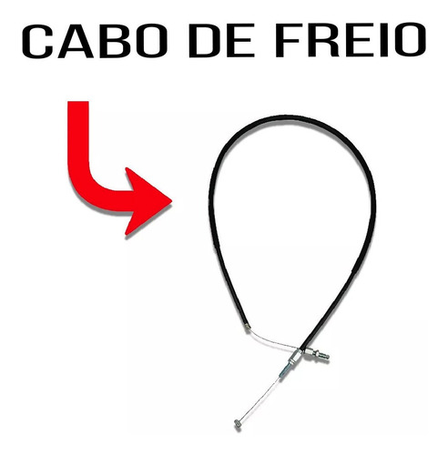 Cabo De Freio C100 Biz Dianteiro Envio Imediato 