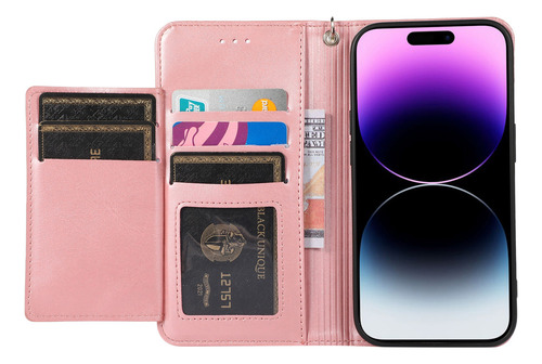 Funda Para Samsung Galaxy A7 2018/ A8 2018/ J4 2018, Funda Tipo Cartera Con Cierre, Correa Para La Muñeca, Función Atril