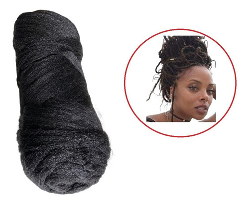 Cabelo Jumbo Fio Panamá Preto Tranças Braid E Dreads 20pcts