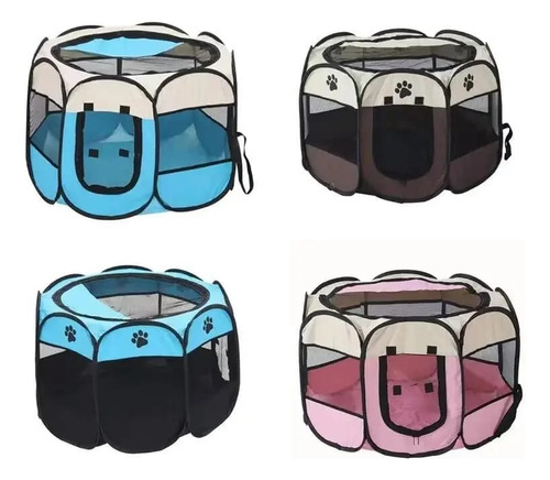 Corral Grande Plegable Para Mascotas Xl Perros Gatos Conejos