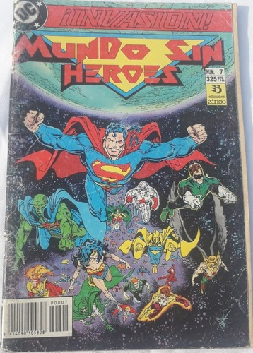 Historieta Comic * Mundo Sin Heroes, Invasion * Nº 7 Zinco