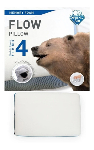 Almohada Memory Foam Flow Pillow Firme 4 Estandar Muy Comoda