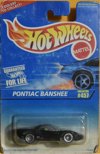 Hot Wheels Pontiac Banshee #457 Uno De Los Mas Buscados!