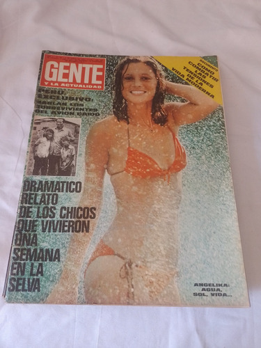 Revista Gente 493 Accidente Aereo Avioneta 1975