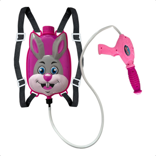 Mochila Animalitos Con Pistola De Agua Juego Niños Verano