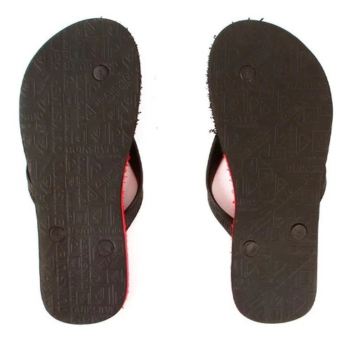 Ojotas Quiksilver Molokai Rojinegra Hombre Originales