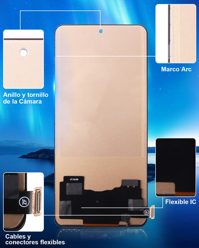 Tela Frontal Touch Display Para Xiaomi Poco F4 5g Original