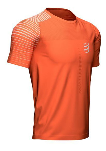 Polera Ss T-shirt Orangeade Compressport (solo Talla S) 