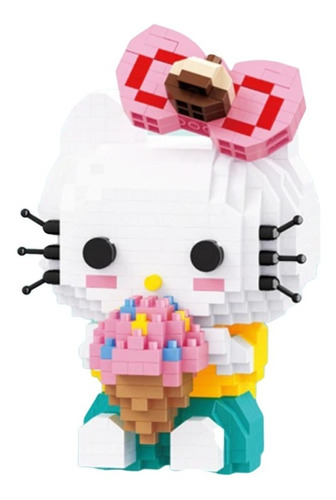 Lp Bricks Bloque Armable Bricks De Hello Kitty 724pcs