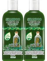 Comprar 2 Shampoos De Romero Anti-caída, Fortalece, Nutre E Hidrata 