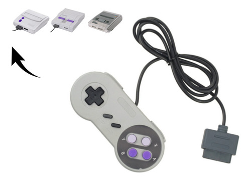 Control Alámbrico Mando Joystick Para Super Nintendo Snes