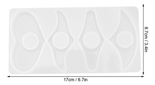 Molde De Resina De Silicona Hecho A Mano Para Marcapálogos C