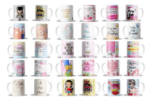 Taza Mayoreo, A Elegir, Dia De Las Madres, Lote 24pzs, Mamá