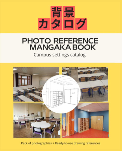 Libro: Photo Reference Mangaka Book : Campus Settings Catalo