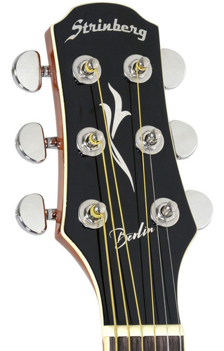 Imagem 4 de 10 de Violão Strinberg Berlin Be30c Elétrico C/ Afinador Natural