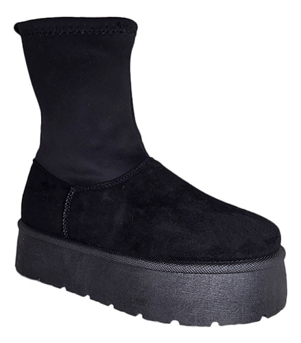 Botas Con Plataforma Para Invierno Calentitas De Mujer