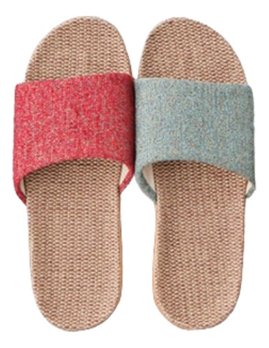 Women's Home Indoor Anti-slip Linen Slippers (25)