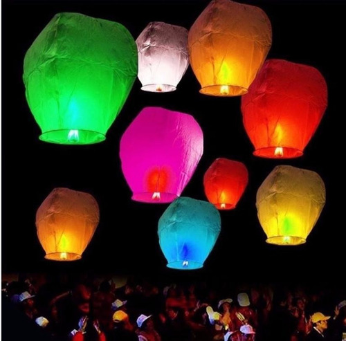Globos De Los Deseos Cantoya Aire Caliente 0,75 Por Mayor