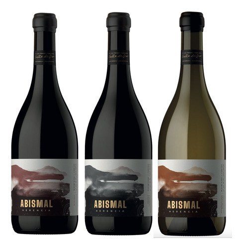 Combo Vino Abismal Herencia Malbec + Naranjo + Petit Verdot