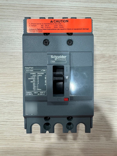 Breaker Industrial 100 Amp Totalizador
