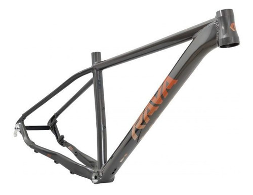 Imagem 2 de 7 de Quadro Bike 29 Mtb Rava Cave Boost 148mm Cinza/laranja
