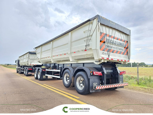 Rodocaçamba Randon Basculante 9 Eixos Com Pneus Lona Fácil