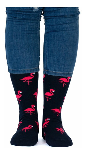 Calcetines Divertidos - Flamingos Marino - Skunk Socks