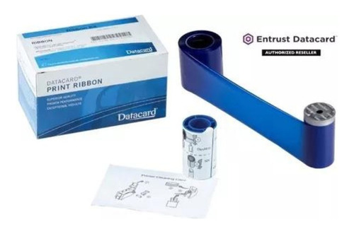 Ribbon Monocromático Azul - Datacard Sd160 Sd260 Sd360 Cd165