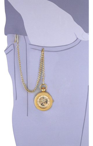 Reloj De Bolsillo Charles Hubert 3848 Chapado En Oro Ews