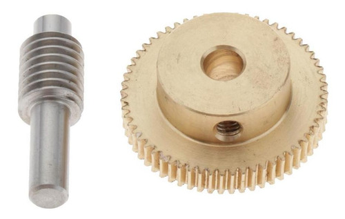 0.5 Modulus Worm Gear De Laton De 20/30/40/50/60 60 Dientes