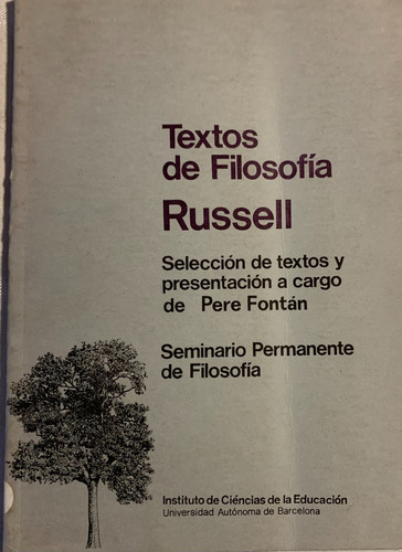 Libro Textos De Filosofia Russell + Kant  Universidad Barcel