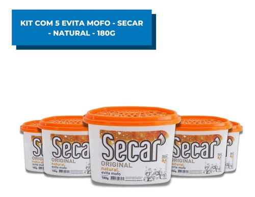 Kit Com 5 Evita Mofo Secar Original Natural 180g