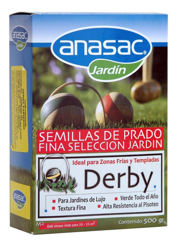 Semilla Pasto Derby Clima Frio 500 Gramos Anasac