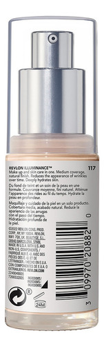 Base Revlon Illuminance Skincare Foundation Light Beige 117 117 Light Beige