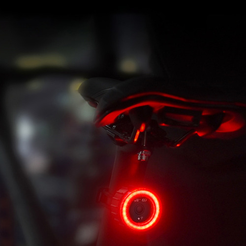 Luz Trasera De Bicicleta Recargable Por Usb De Alta Visibili