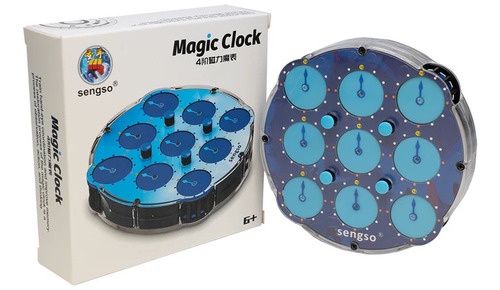  Clock Magic Magnetico Cubo Rubik Reloj Puzzle Shengshou 